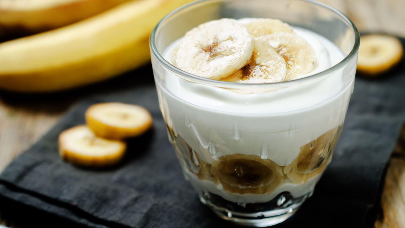 1. Yogurt & Banana Parfait